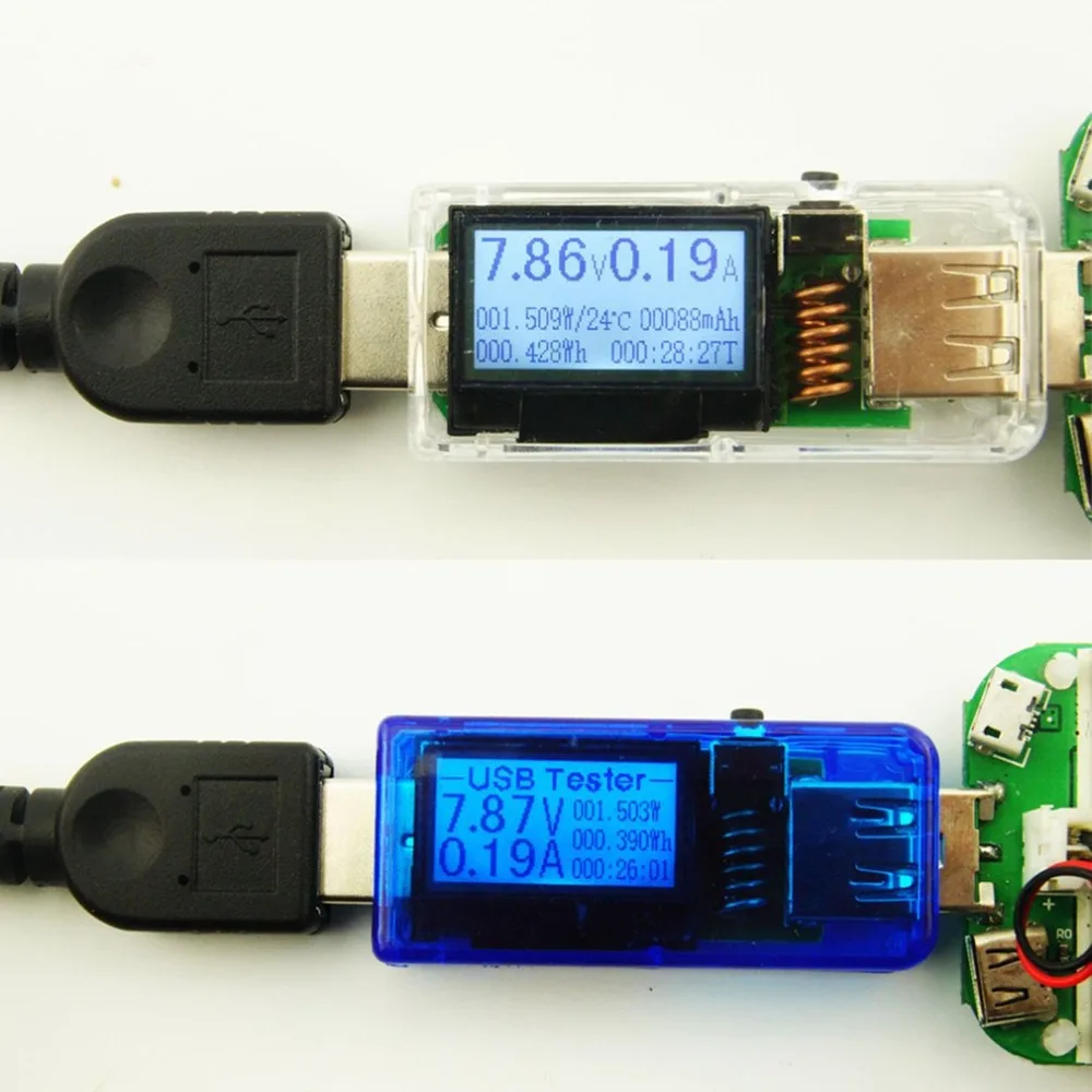 Портативный 12 в 1 USB Тестер Цифровой вольтметр постоянного тока Вольтметр