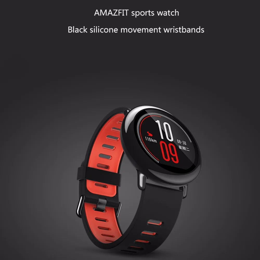 Ремешок для часов для Xiaomi Huami Amazfit Smartwatch сменный Браслет 22 мм силиконовый спортивный ремешок для samsung gear S3
