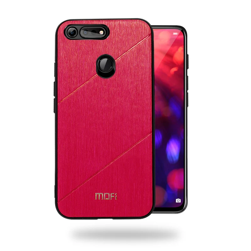 red MOFi чехол для huawei honor view 20, чехол на заднюю панель, защитный чехол для honor v20, чехол coque, бизнес чехол для huawei view 20, чехол - Цвет: red