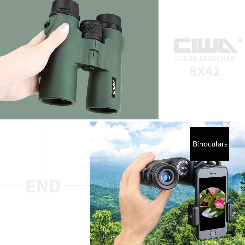 Бинокль CIWA Vision King профессиональный Монокуляр 8 х42 для охоты туризма неба телескоп