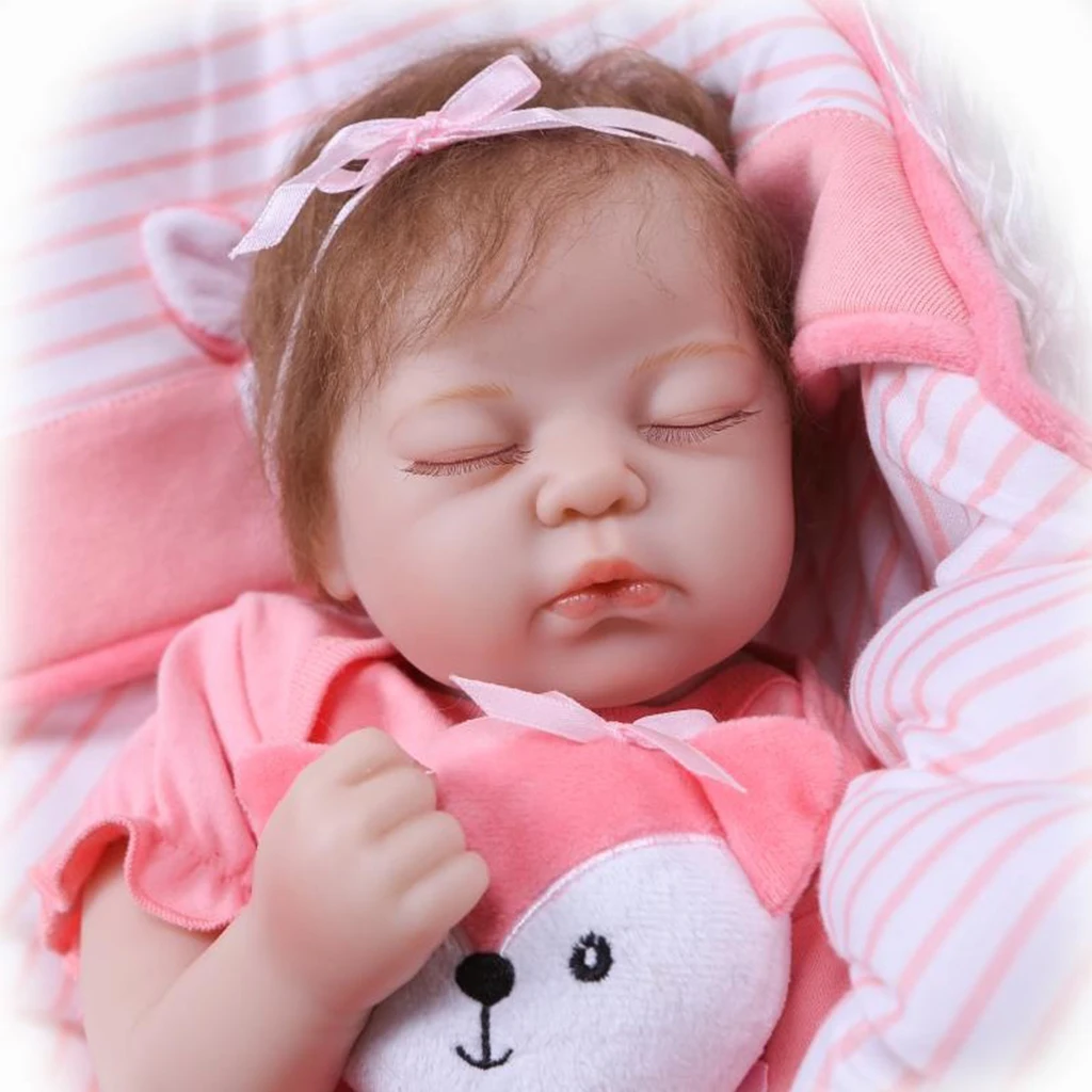 100% безопасная мягкая силиконовая кукла 19 дюймов Reborn Kits неокрашенные
