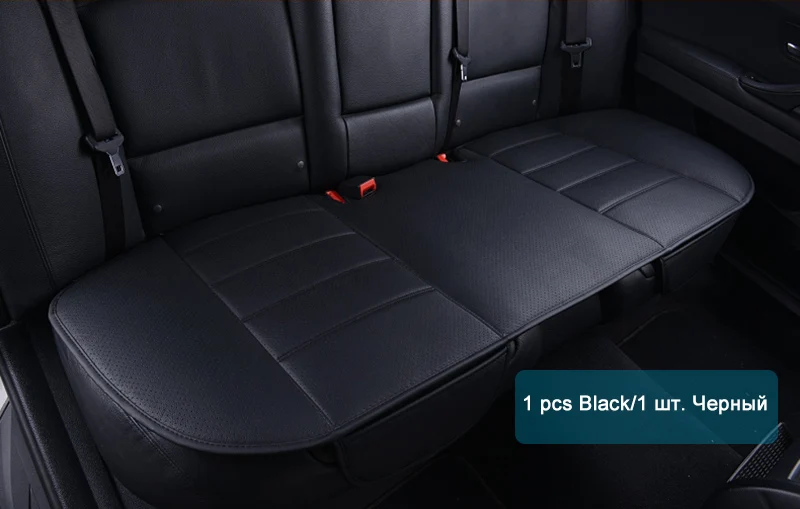 1pcs back black Ультра-роскошный чехол для автокресла из искусственной кожи для Chevrolet Impala Spin Эпика Малибу Cruze Epica Captiva Equinox - Название цвета: 1pcs back black