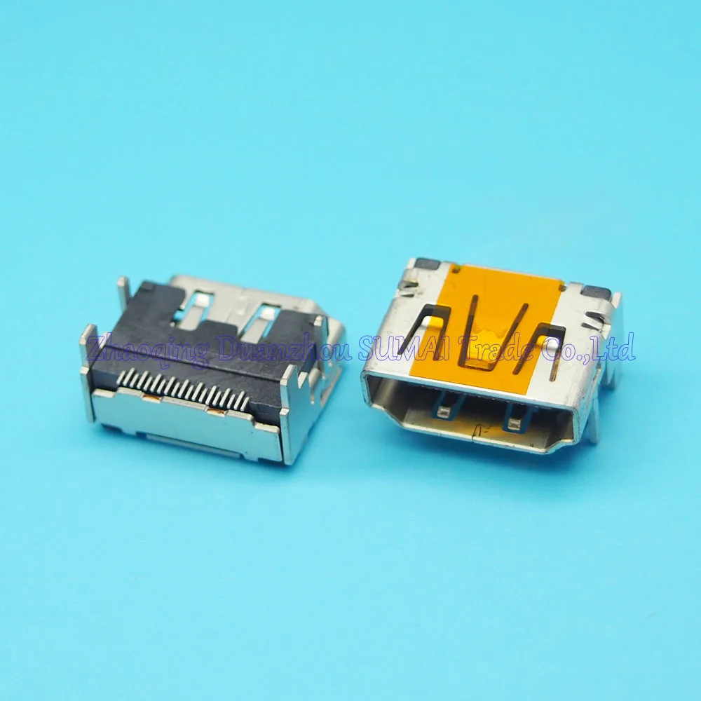 10 шт./лот 19pin HDMI гнездовой разъем для ноутбука samsung hp dell acer lenovo и т. д. разъем|laptop