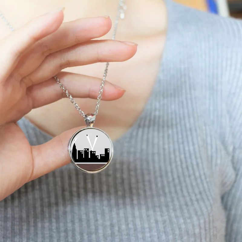 Оптовая продажа Super Hero City Книги по искусству узор кулон Цепочки и ожерелья для Для