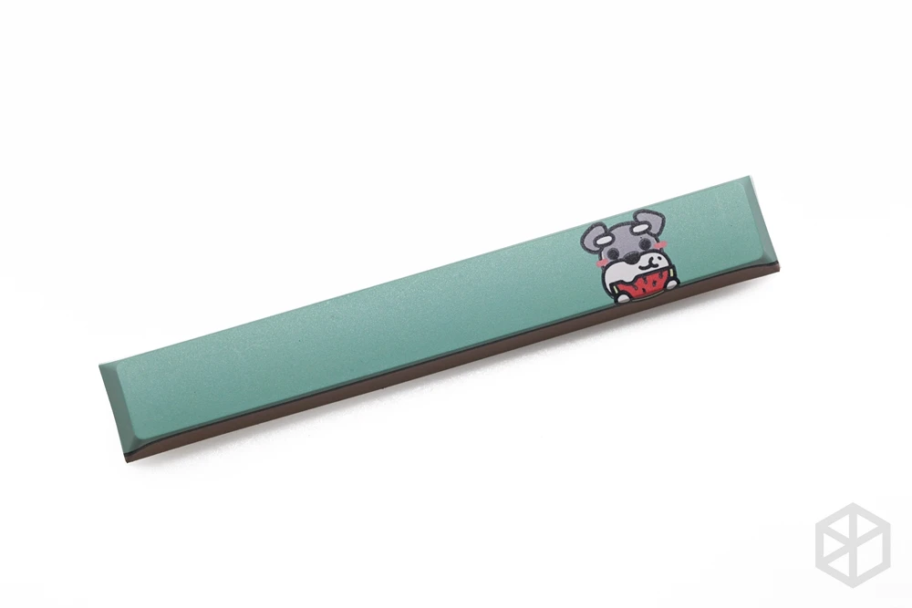 Spacebar Dog C x1 Новинка повторяющийся краситель субкровать брелки пробел pbt пользовательские механическая клавиатура ЭКГ свинья собака кошка лапа Единорог живопись чернил слива - Цвет: Spacebar Dog C x1