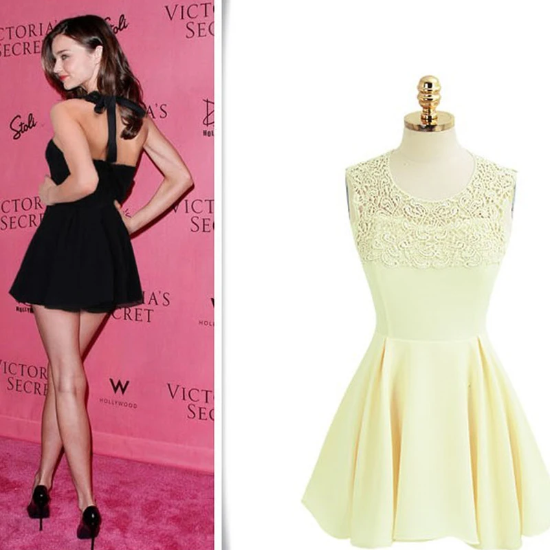 Женское шифоновое платье без бретелек рукавов | Женская одежда