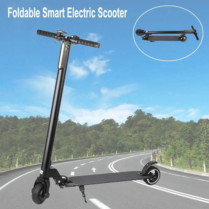 Складной KickScooter тормозная система умный электрический скутер легкий алюминиевый умный Электрический Скутер 2 колеса складной Ховер