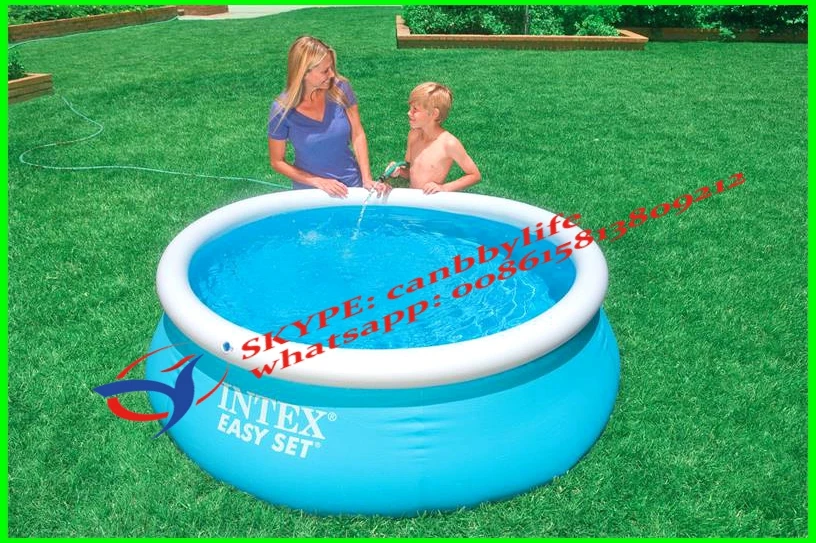 Intex 6ft x20in Piscina легкий набор бассейн надувной круглый бассейн для использования в саду