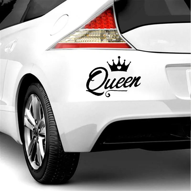 Автомобильная виниловая наклейка в стиле король и королева