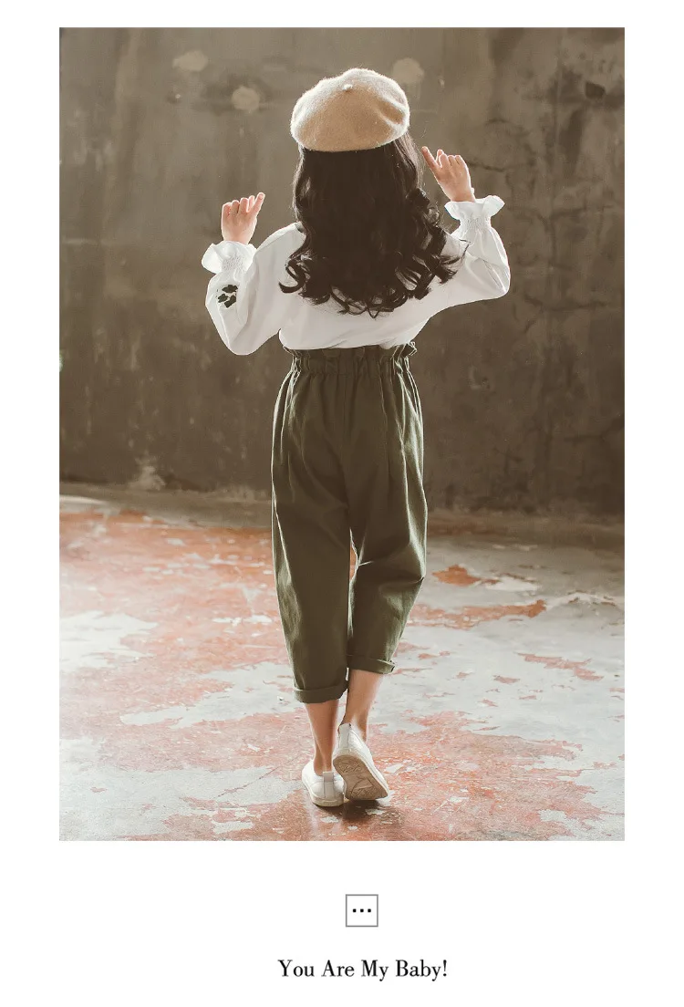 

Girls Clothing Sets 2020 Spring Autumn Fashion Baby Girls Long Sleeve Floral Shirt+Casual Pants 2Pcs Kids Clothes Outfits