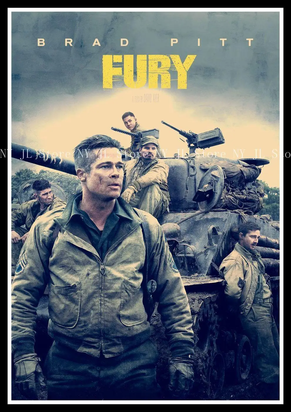 Винтажный декоративный плакат Fury в стиле ретро настенные плакаты подарок для