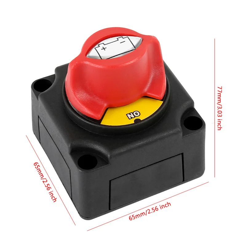 

Auto Replacement Interior Parts 300A Battery Isolator Disconnect Switch for Marine Boat Car Rv ATV Vehicles