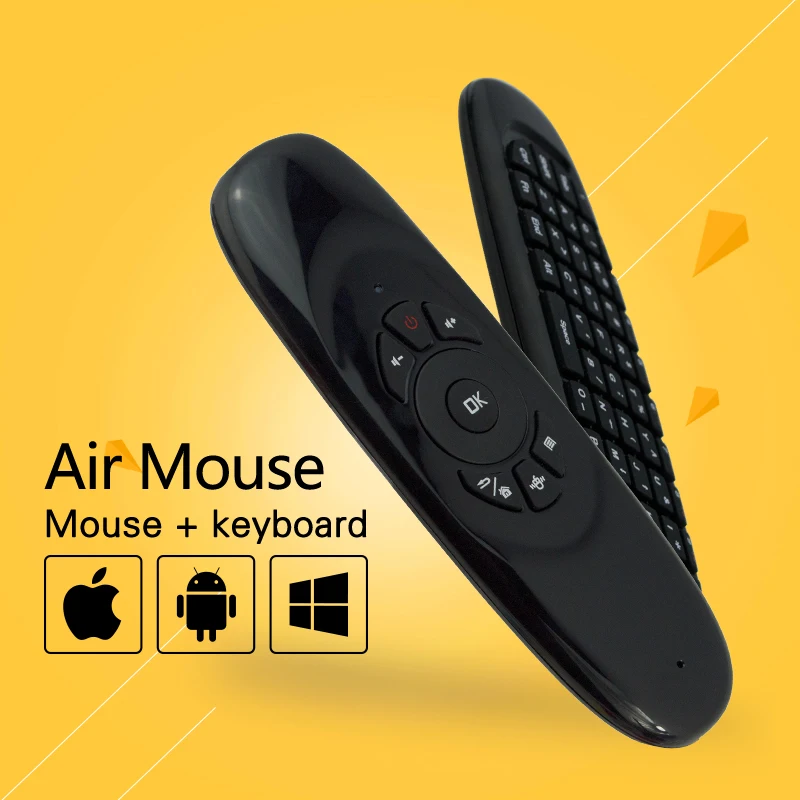Itead Fly Air Mouse C120 2.4GHz Wireless Remote Control T10 with 3D Gyro Motion Gyroscope Mini Keyboard For PC Android TV Box |