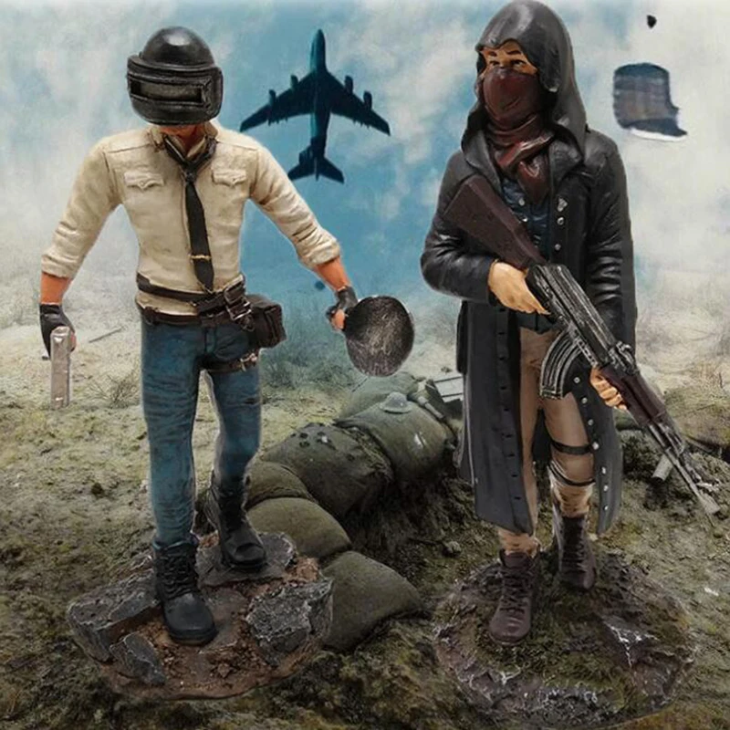 Playerunknowns PUBG Battlefields вокруг куклы фигурка местный чтобы съесть курицу сегодня