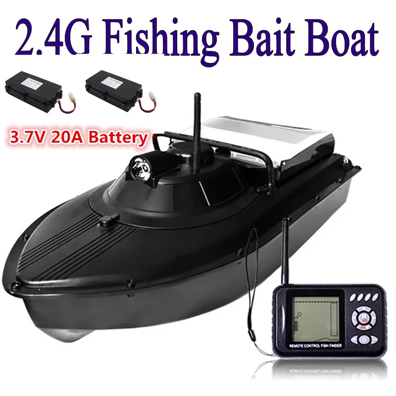 

JABO 2BD 20A 10A RC Bait Boat Fishing Finder fish-tempting lights & backward with 2pcs 3.7V 20A Battery VS JABO 5CG 2CG 2BL Toys