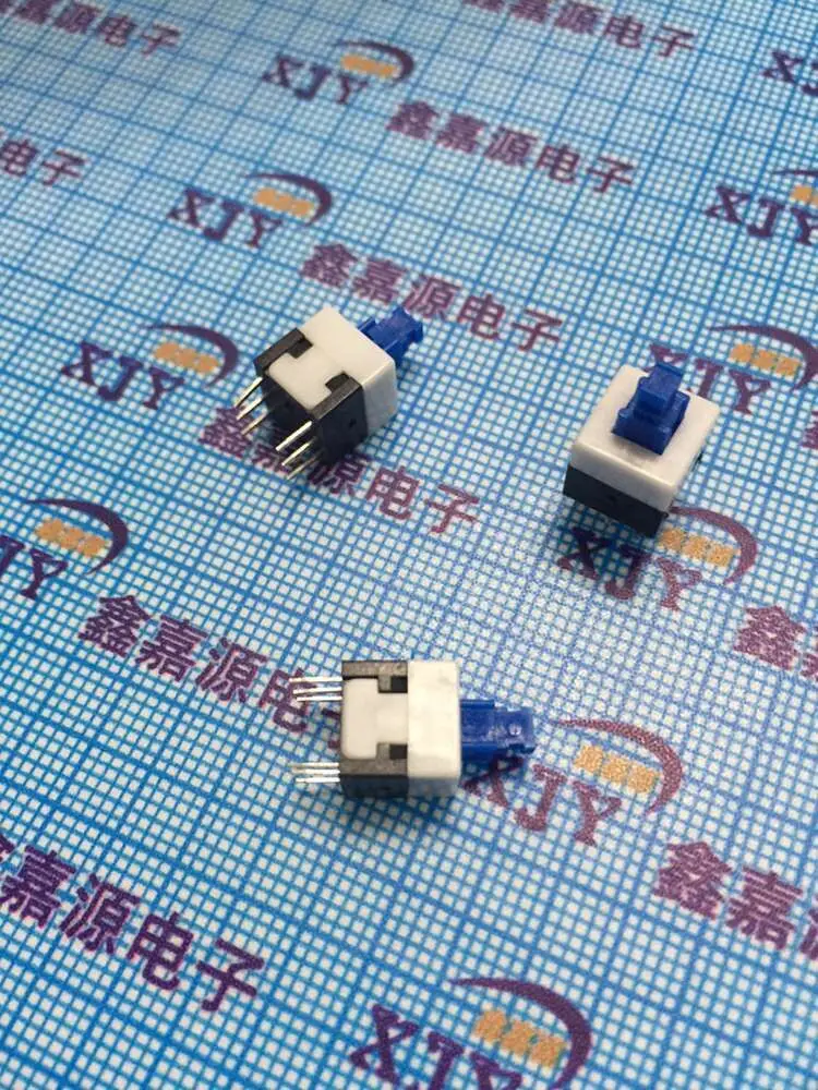 Высококачественный 8*8 мм переключатель сброса без блокировки 8x8 6 контактов футов