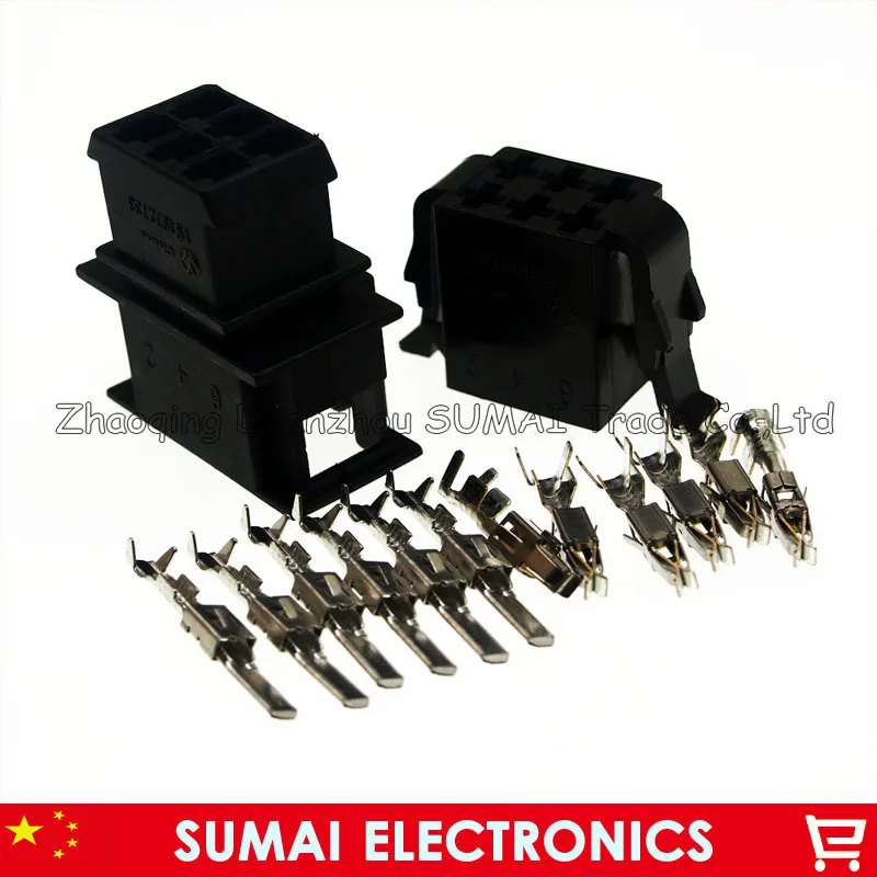 Автомобильный штекер для датчика кислорода Электрический VW Audi и др.|Соединители|