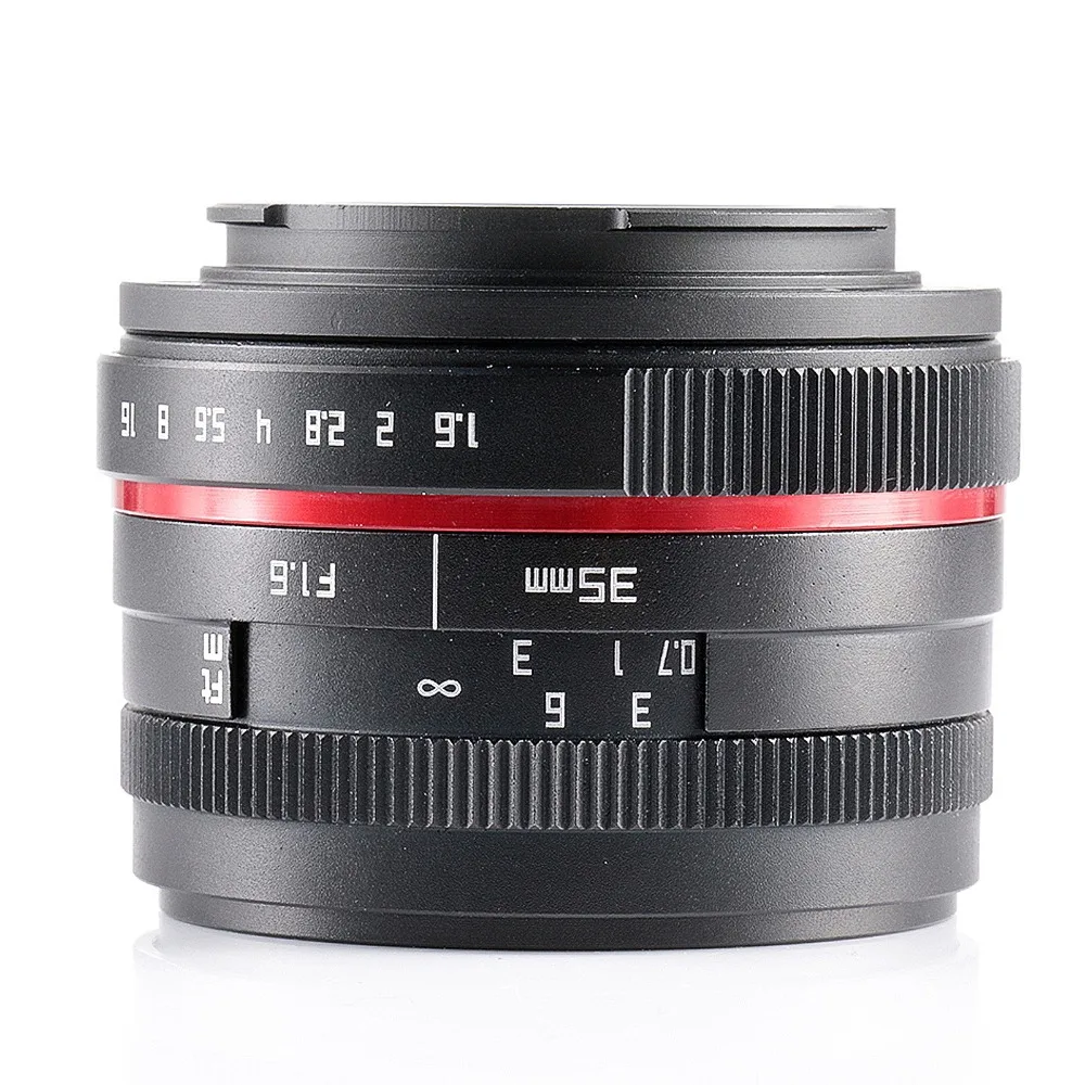 35 мм F1.6 Малый широкоугольный ручной объектив apsc для камеры Olympus Panasonic M43 MFT EP5 OMD EM5