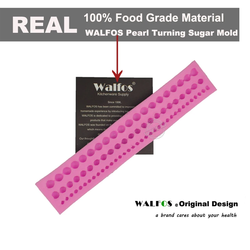 WALFOS DIY милые жемчужные струнные бусины силиконовые формы для украшения торта помадка форма для выпечки