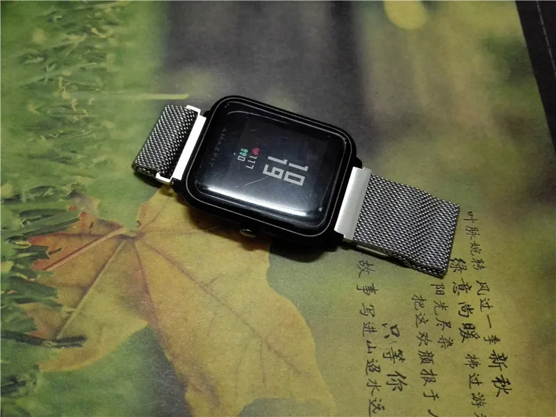 8В1 для оригинальных Xiaomi Huami Amazfit Bip Bit ремешок стальной ремешок Смарт-часы браслет сердечного ритма+ amazfit bit защита экрана