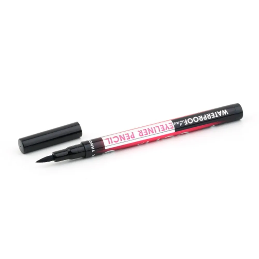 Водонепроницаемый черная жидкость Подводка для глаз Ручка Make Up Красота долгое Eye
