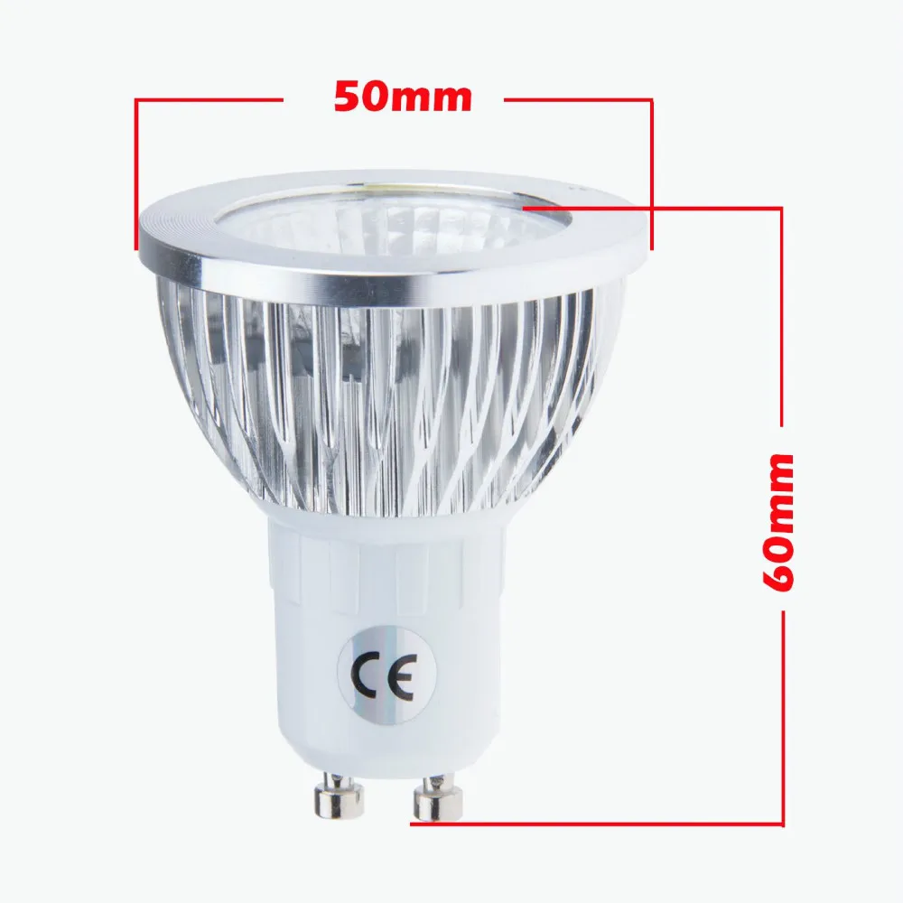 10 шт. Светодиодная лампа светильник GU10 гнездо 5w 6w cob Точечный AC 110v 220v 3000K 4000K 6500K