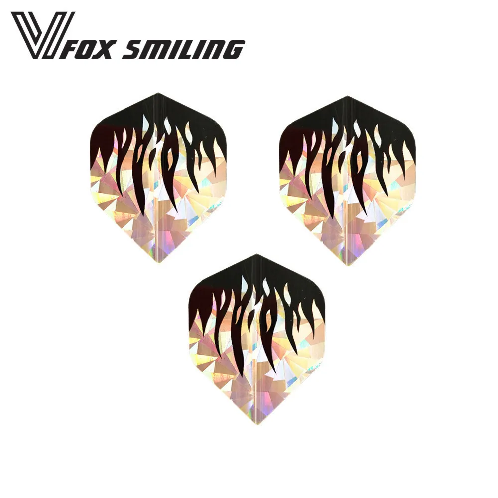 Fox Smiling Новые 3 шт. 15 видов стилей красивые лазерные Дартс полеты тонкая и стандартная форма для профессиональных дартс аксессуары
