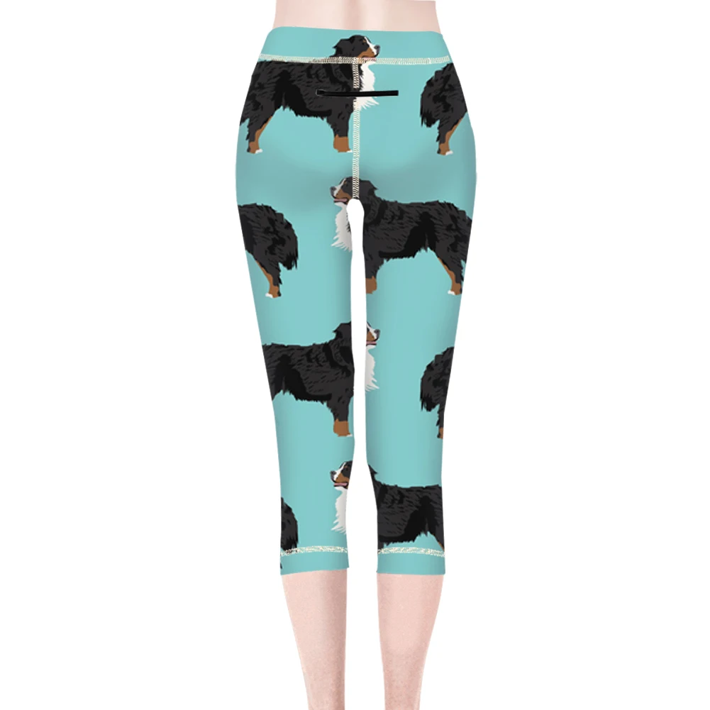 NoisyDesigns кактус черный с принтом собаки мода Slim Fit Леггинсы тренировки