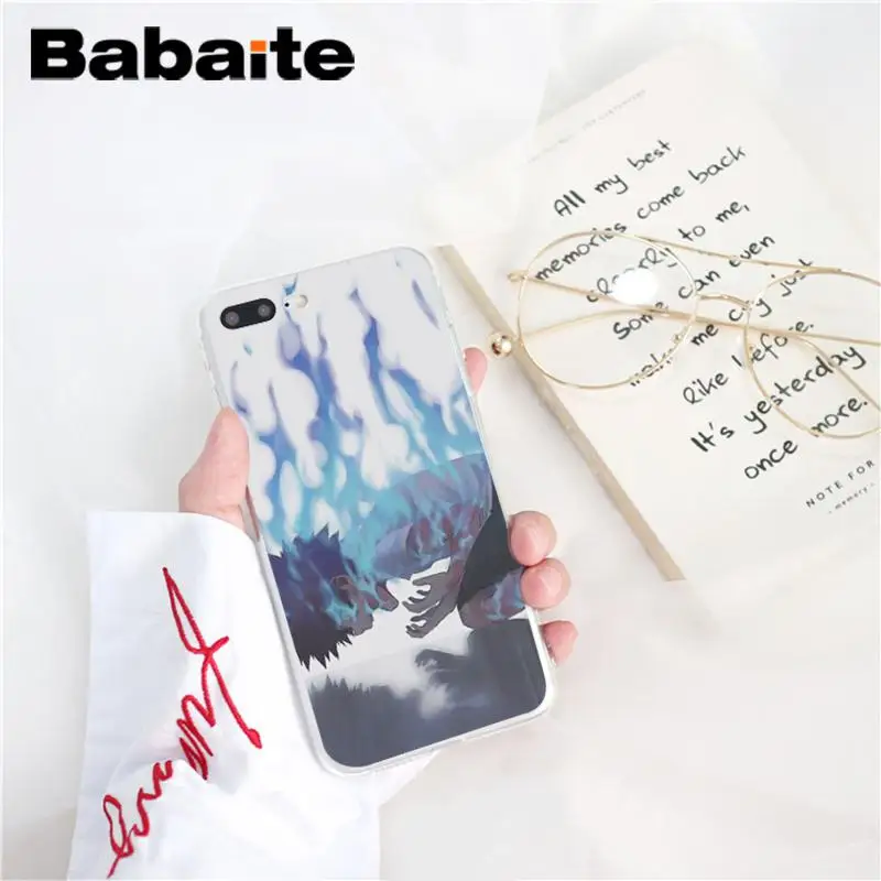 A8 Babaite Dabi Boku no My Hero Academia TPU Soft Silicone Phone Case for iPhone 5 5Sx 6 7 7plus 8 8Plus X XS MAX XR 10 Case - Цвет: A8