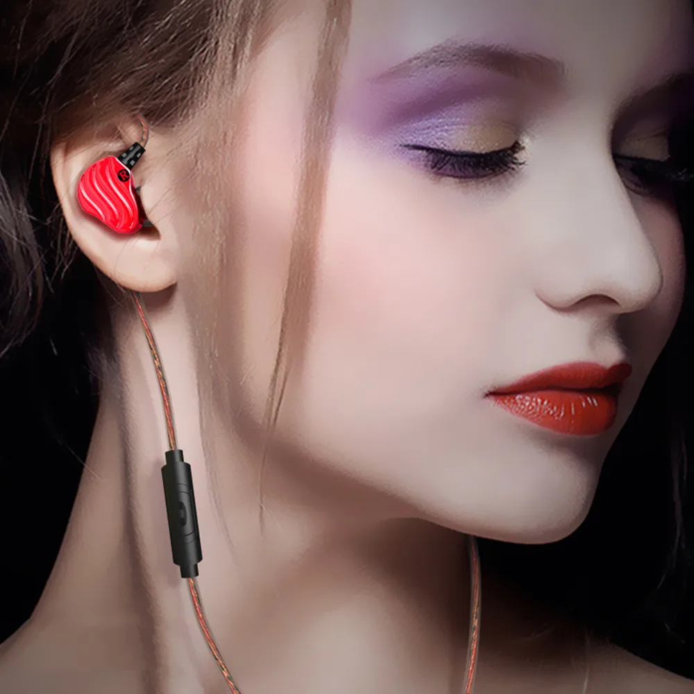 Горячая продажа S200 двойной Динамический драйвер 4 колонки HiFi Бас Сабвуфер в ухо