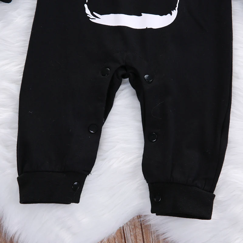 Модный милый детский комбинезон для новорожденных с длинным рукавом и