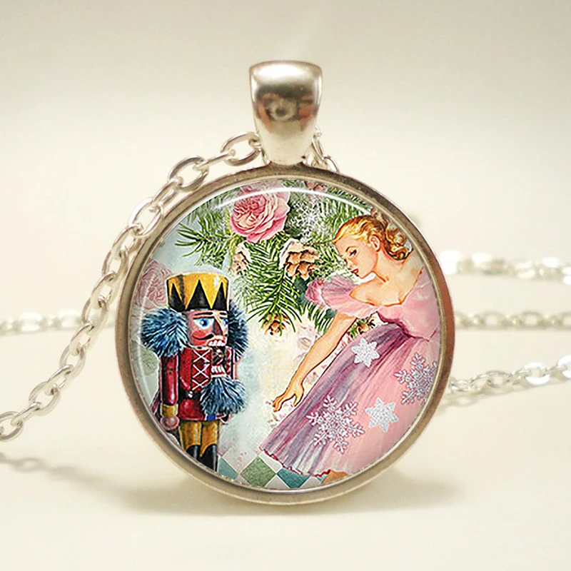 Балетное колье Щелкунчик с изображением кабошона женская бижутерия