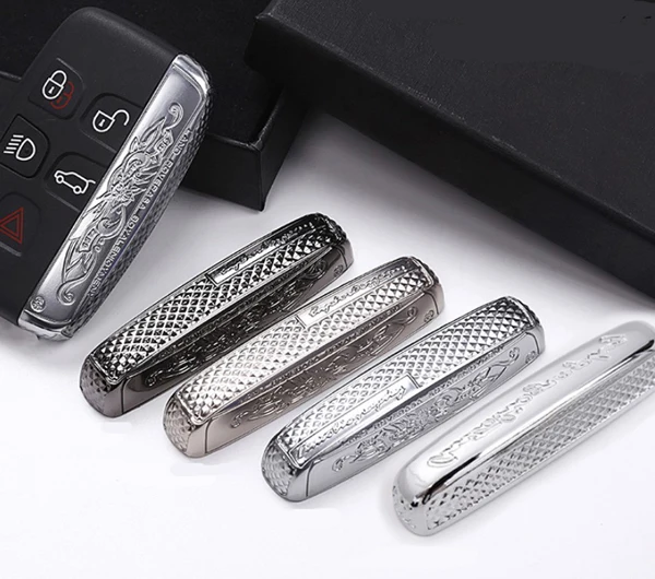 Для Land Rover Discovery Sport 5 LR 4 Chrome уникальный дизайн чехол для ключей с кнопками Shell RR Velar