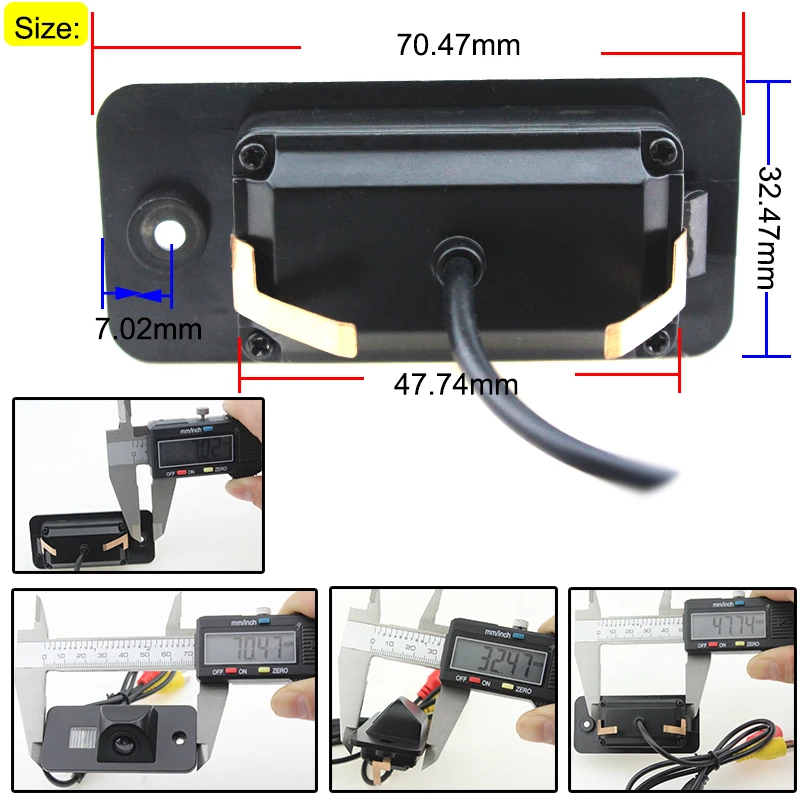 

170 Degree View Angle vehicle Night Vision Reverse Back up Rear View Camera Cam For AUDI A3 S3 A4 S4 A6 A6L S6 A8 S8 RS4 RS6 Q7