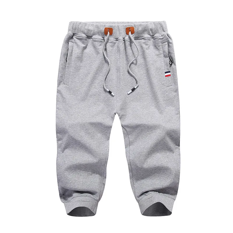 Light Grey 2 Горные летние мужские шорты из хлопка, повседневные Модные мужские пляжные шорты, мужские спортивные штаны, брендовая одежда, 4XL, SA640 - Цвет: Light Grey 2