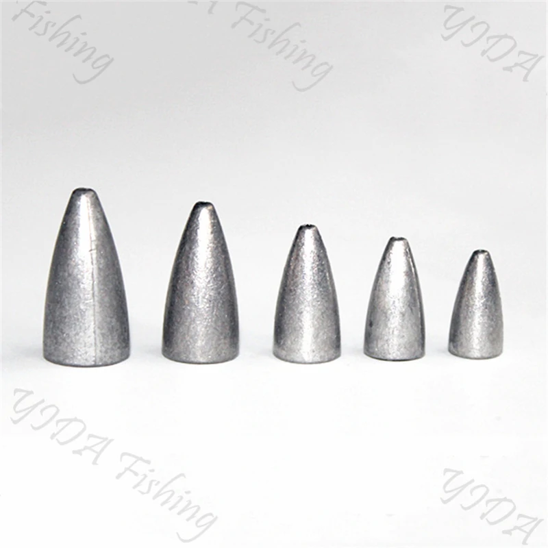 Новый свинцовый грузик пуля Shaped рыболовный для рыбалки Вес s ЛИТЬЕ ГРУЗИЛА 1 8g 2.5g