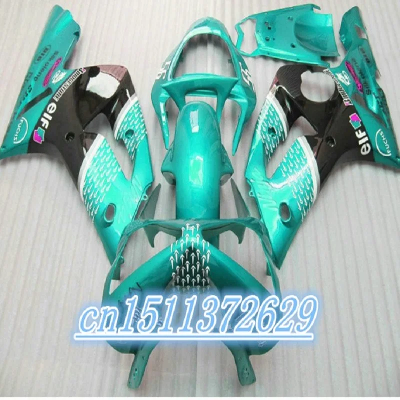 Bo набор обтекателей мотоцикла для KAWASAKI Ninja ZX6R 03 04 636 2003 2004 Зеленый Белый Черный