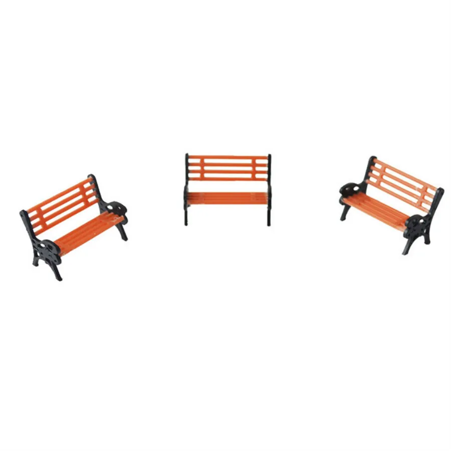 10 шт./лот 1/30-1/150 в масштабе HO Park Garden скамейка Модель Пейзаж Abs пластиковые