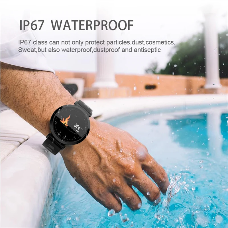 Smart Для женщин часы браслет спортивные сердечного ритма/крови Давление/кислорода