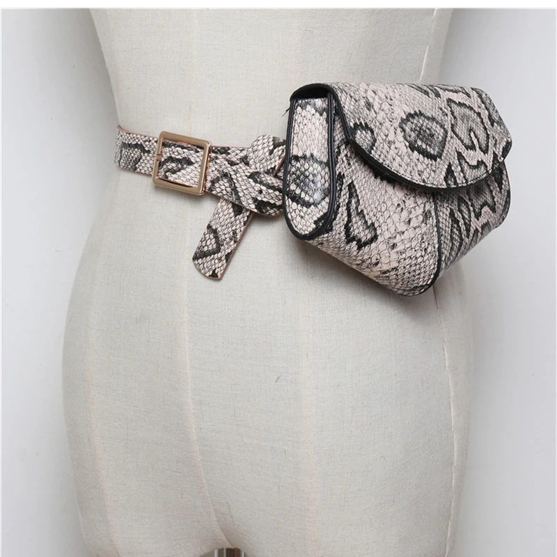 Сумка на седло XMESSUN 2020 Женская со змеиным принтом роскошный брендовый кожаный