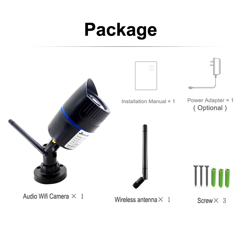 Ip камера Wi-Fi 1080 P 720 P Аудио CCTV безопасности дома видеонаблюдения HD наружный водонепроницаемый беспроводной HD ночного видения 2MP Onvif Ipcam