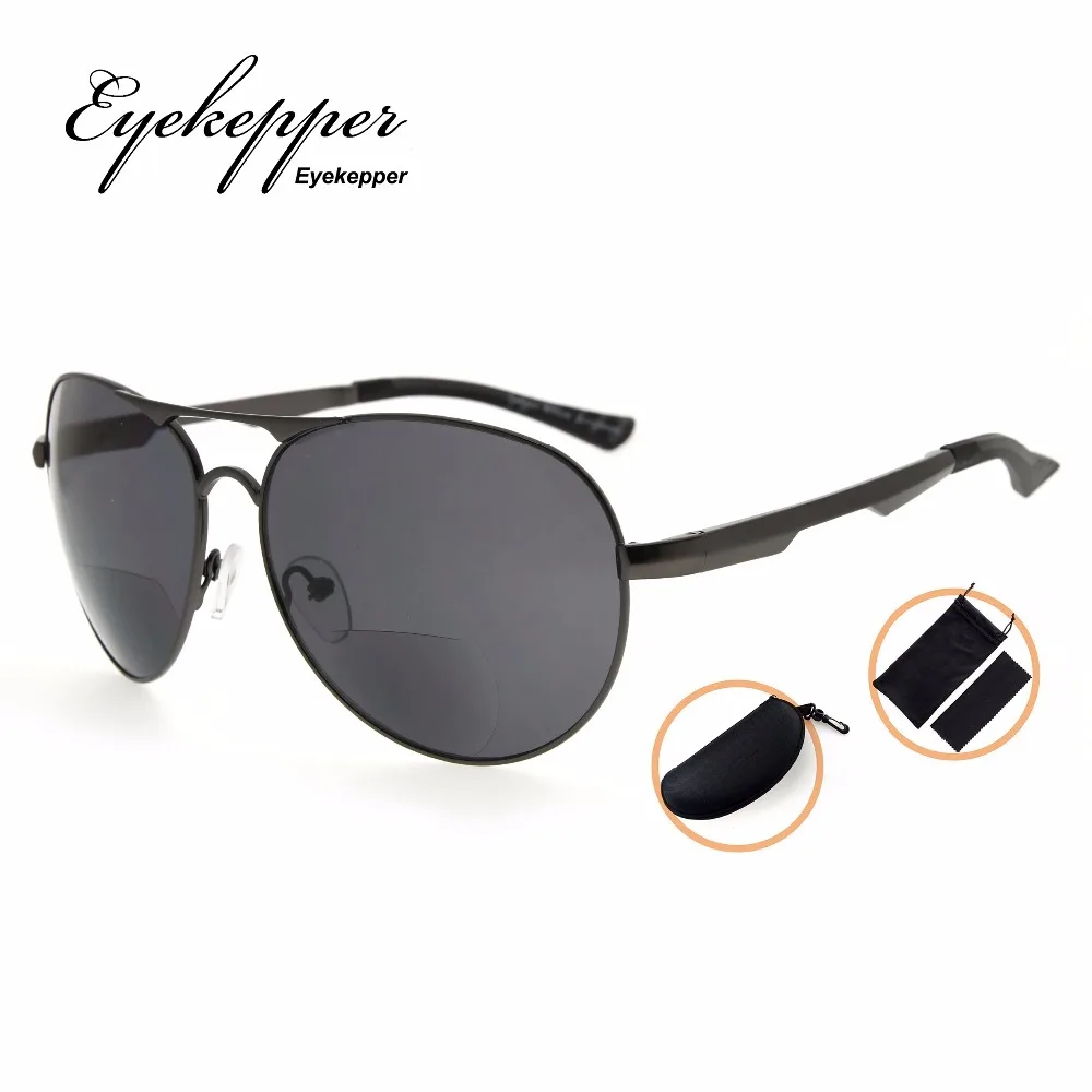 SG803 очки Пилот Стиль бифокальные Солнцезащитные для чтения на открытом воздухе + 1