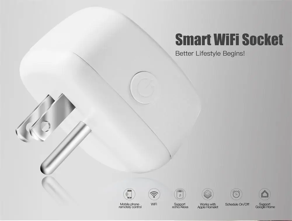 Timethinker умная розетка Wifi в электрической вилке умная домашняя работа с Apple Homekit США ЕС умная вилка для США Alexa Google Home