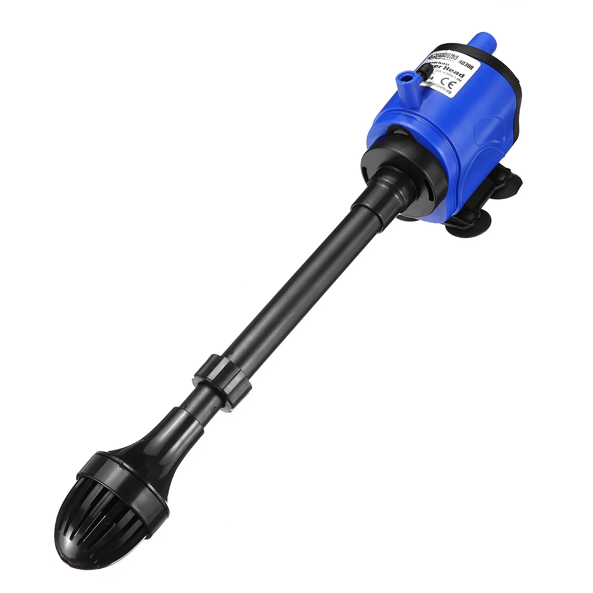 AQ388 3 в 1 аквариумный погружной насос кислородный Powerhead фильтр для воды аквариумный пруд 220-240 в 360 градусов водопоглощение синий ABS - Цвет: AQ388