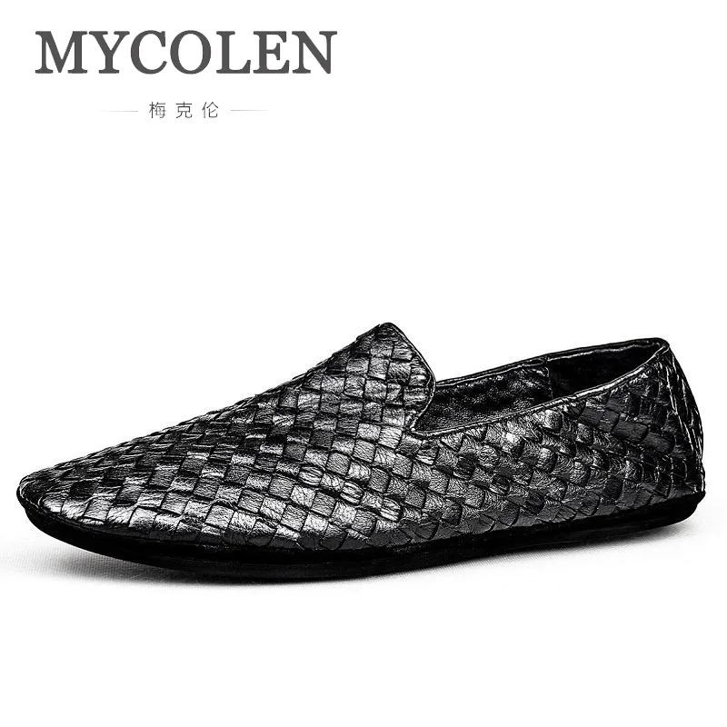 MYCOLEN/мужская повседневная обувь из натуральной кожи роскошная дизайнерская