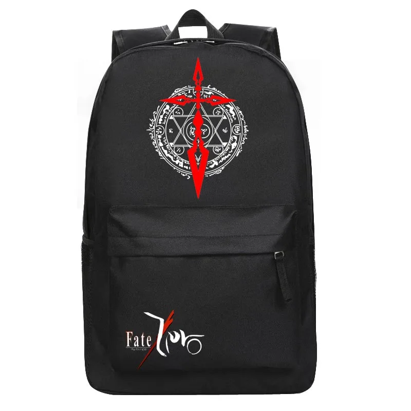 

Fate zero saber Cosplay Backpack Anime Nylon School Bag Unisex