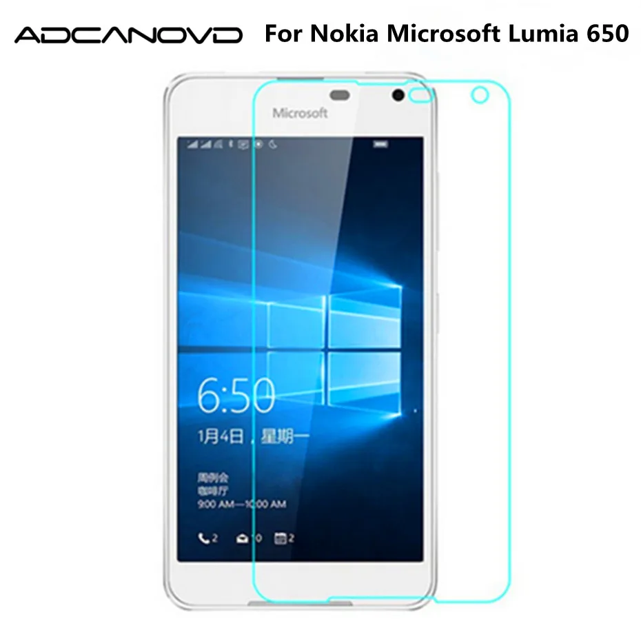 2 шт закаленное стекло для Nokia Microsoft Lumia 650 защита экрана 9H 0 26 мм Защитная пленка Dual