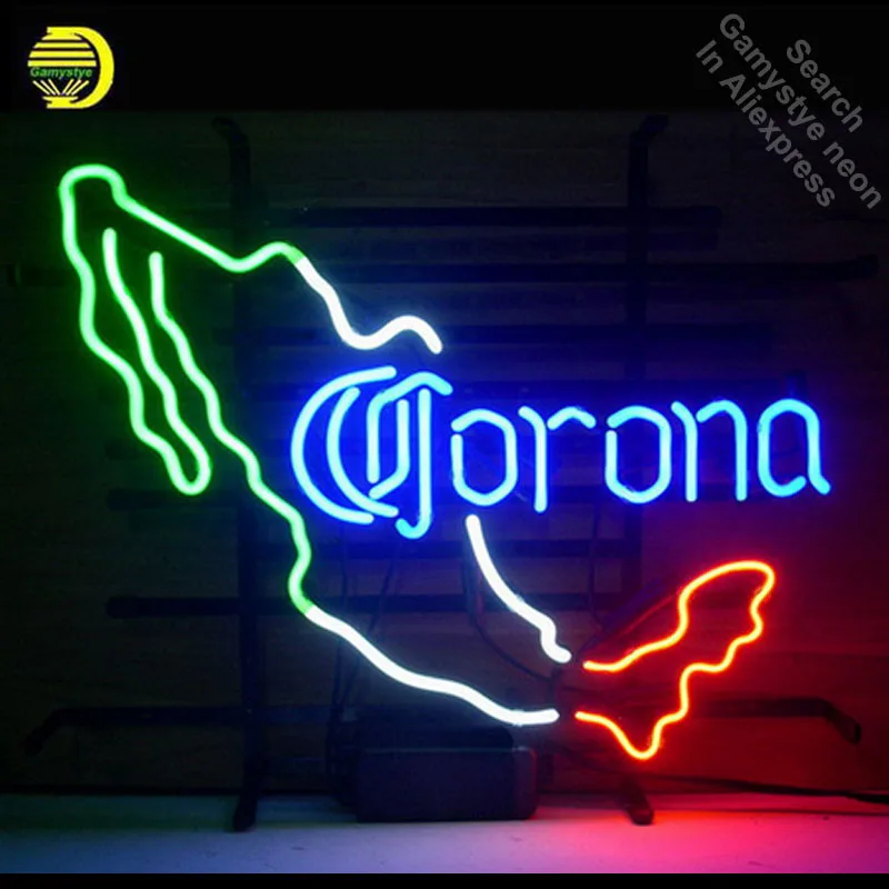 

NEON SIGN NEW CORONA EXTRA MEXICO CERVEZA Signboard REAL GLASS BEER BAR PUB display christmas Light Signs 17*14 fluorescent sign