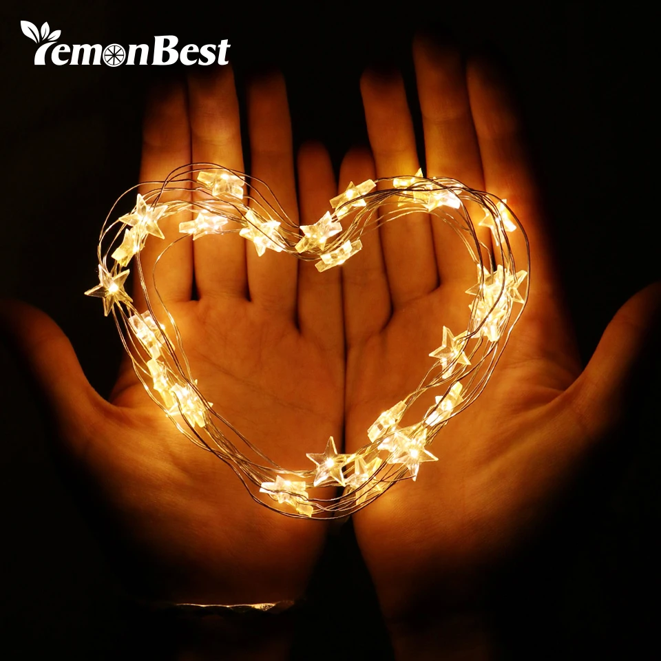LemonBest гирлянда новый год 2 м 3 Фея Водонепроницаемый наружной отделки Стинг лампа