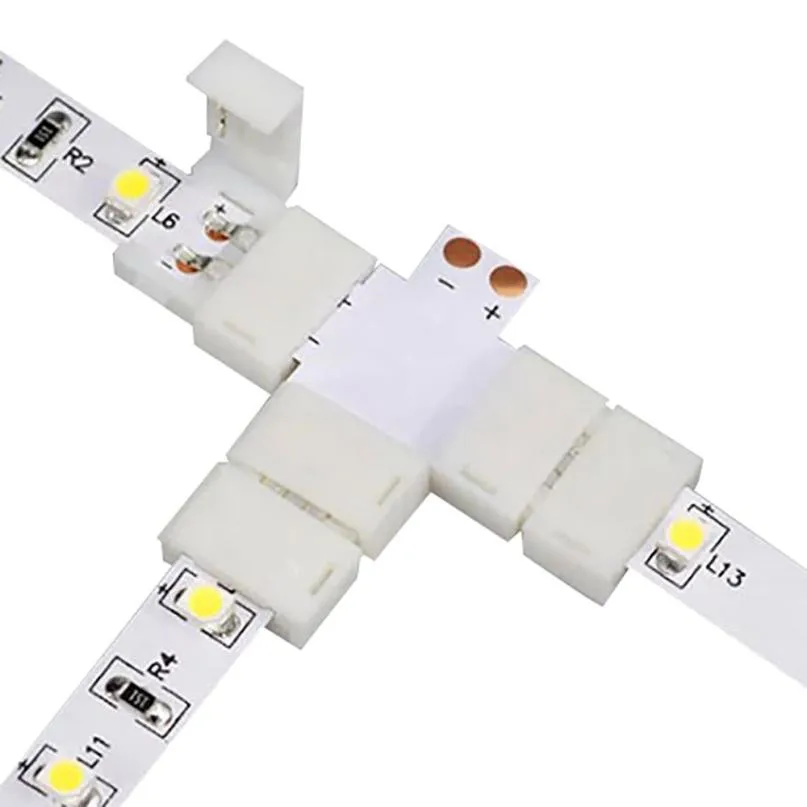 5 шт. l образные 4pin Безшовные Угловые соединители для RGB 5050 Светодиодные полосы